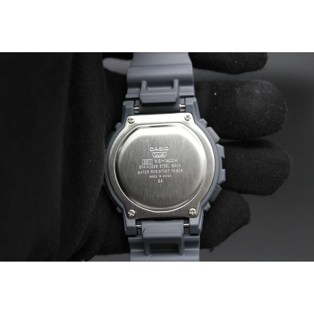 Casio WS-1400H-8AV‎ Gray Digital Sports Watch 100M Water Resist Lap Memory 60